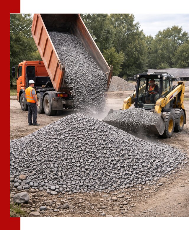 Купить гранитный щебень фракции 5–10 в Верхней Пышме с доставкой