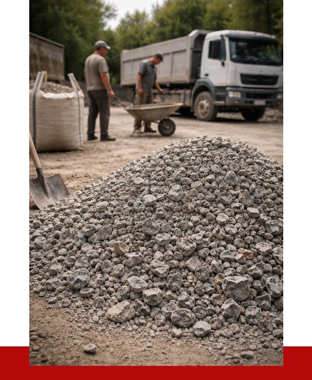 Гранитный щебень фракция 20-40 в Верхней Пышме от 3283 руб. ПРОНЕРУДВрх