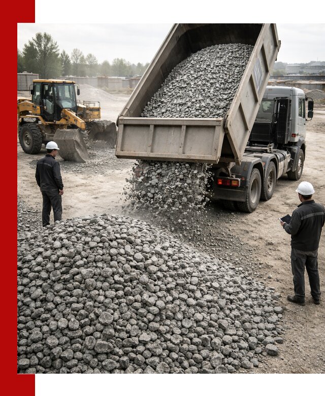 Доставка гранитного щебня фракции 20-40 в Верхней Пышме