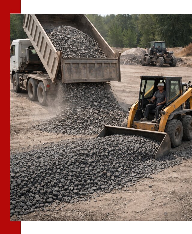 Гранитный щебень фракция 40-70 с доставкой в Верхней Пышме