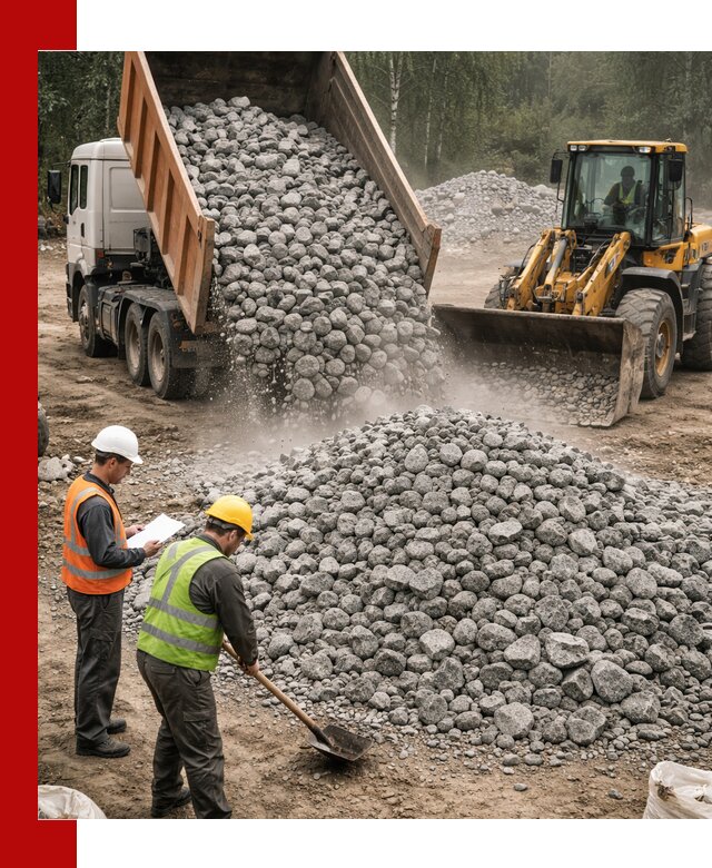 Гранитный щебень фракция 70-150 доставка в Верхней Пышме