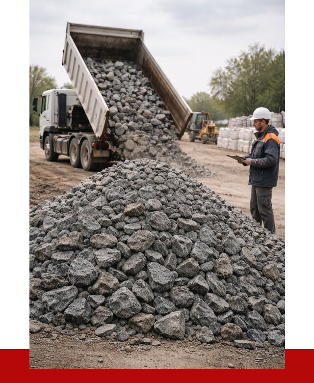 Гранитный щебень фракция 100-200 в Верхней Пышме от 4309 р. ПРОНЕРУДВрх