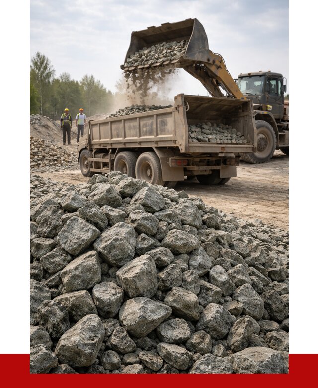 Щебень габбро диабаз фракция 70-150 в Верхней Пышме от 2873 р.|ПРОНЕРУДВрх