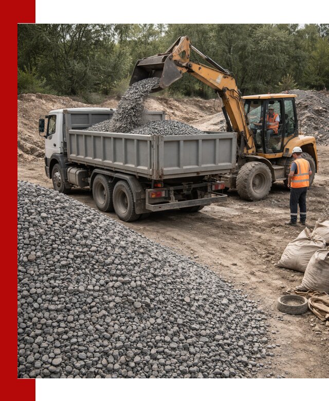 Доставка гравийного щебня в Верхней Пышме оптом и в розницу