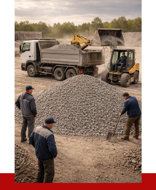 Гравийный щебень фракция 5-20 в Верхней Пышме от 2462 р. ПРОНЕРУДВрх