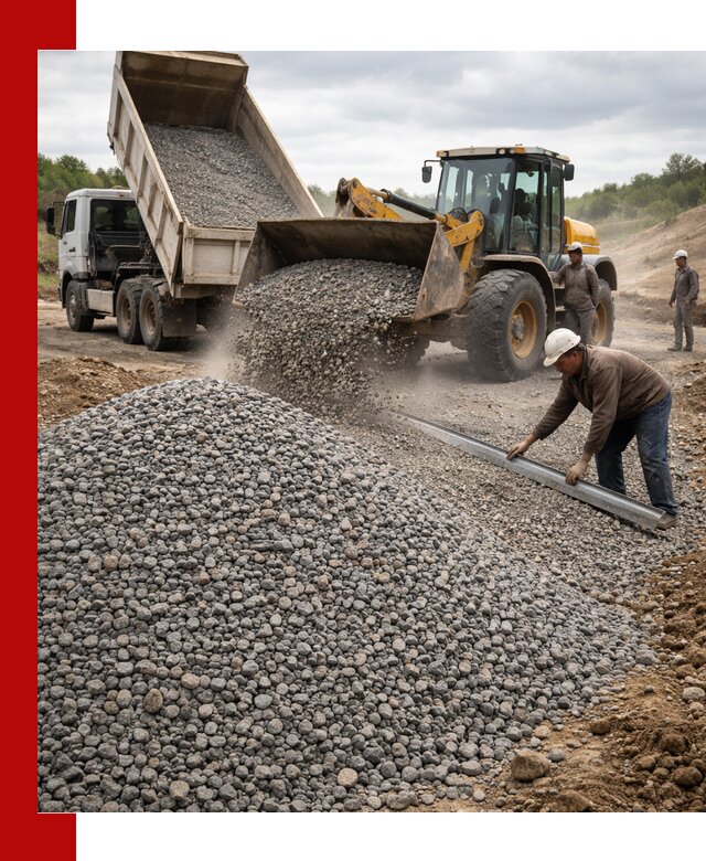 Гравийный щебень фракция 5-20 с доставкой в Верхней Пышме