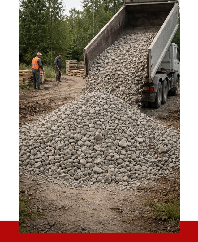 гравийный щебень фракция 70-120 в Верхней Пышме от 2514 р. ПРОНЕРУДВрх