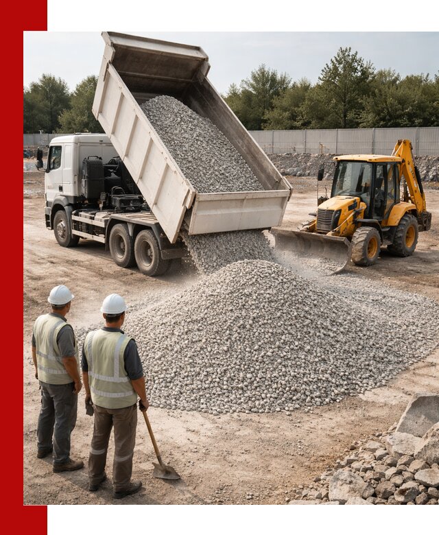 Купить известняковый щебень фракции 5–10 мм с доставкой в Верхней Пышме