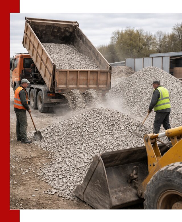 Доломитовый щебень фракции 5-20 с доставкой в Верхней Пышме