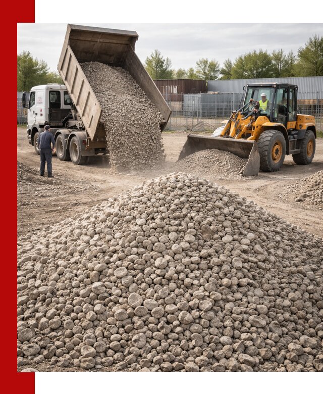 Доломитовый щебень фракции 20–41 с доставкой в Верхней Пышме