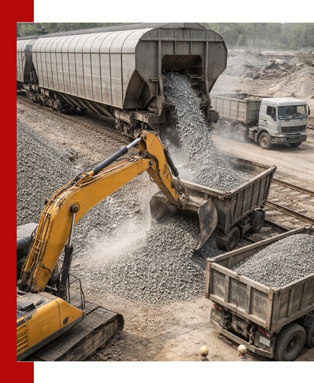 Доставка железнодорожного щебня в Верхней Пышме крупными партиями быстрого отгруза