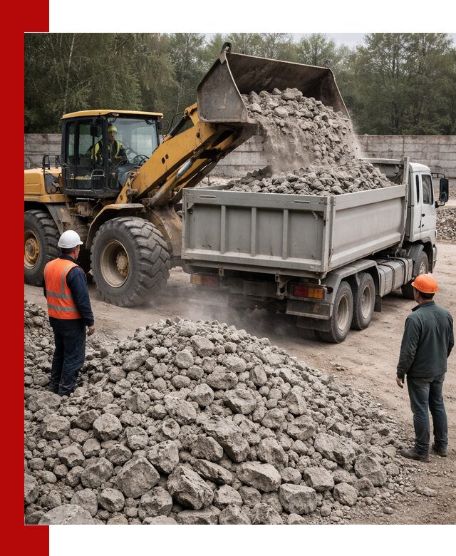 Вторичный щебень фракция 70–150 в Верхней Пышме с доставкой