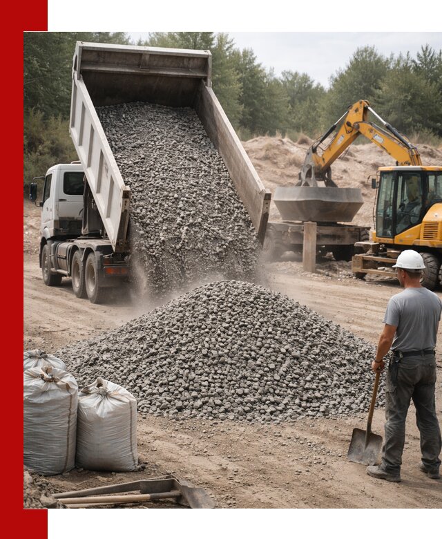 Доставка и продажа бетонного щебня в Верхней Пышме