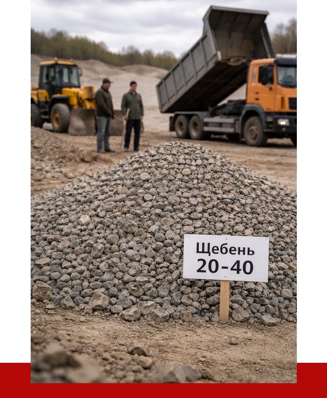 Бетонный щебень фракция 20-40 в Верхней Пышме от 2514 р. | ПРОНЕРУДВрх