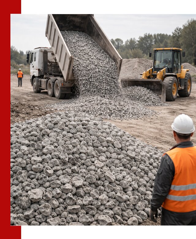 Доставка бетонного щебня фракции 20-40 в Верхней Пышме