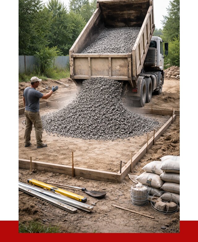 Купить щебень для фундамента в Верхней Пышме от 4617 р. | ПРОНЕРУДВрх