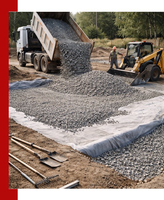 Щебень для фундамента с доставкой в Верхней Пышме