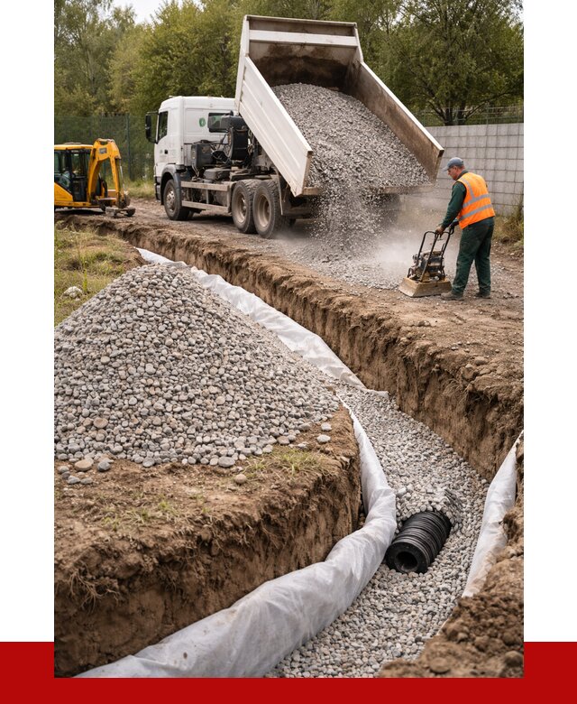 Щебень для дренажа в Верхней Пышме от 1898 р., ПРОНЕРУДВрх доставка