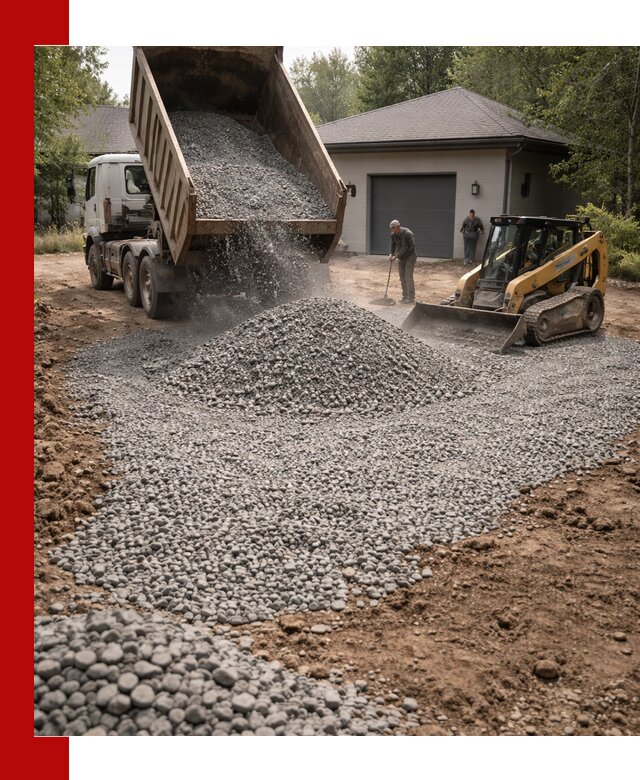 Щебень для парковки в Верхней Пышме: доставка и укладка качественного материала