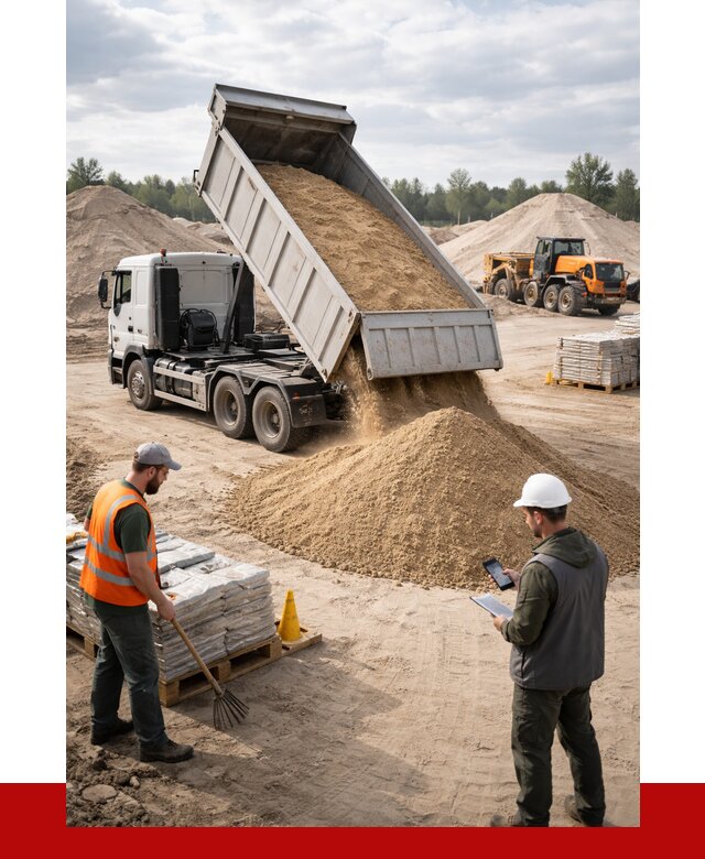 Карьерный песок с доставкой в Верхней Пышме от 3694 р. ПРОНЕРУДВрх