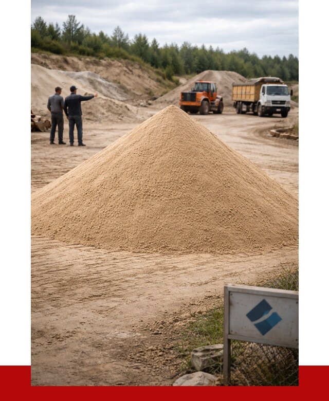 Карьерный песок навалом в Верхней Пышме от 1847 р. | ПРОНЕРУДВрх