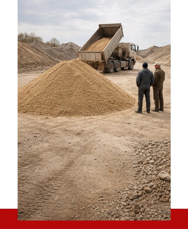 Карьерный песок крупнозернистый в Верхней Пышме от 8721 р | ПРОНЕРУДВрх