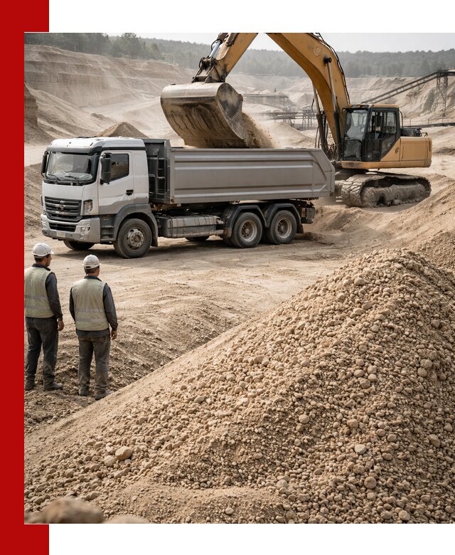 Карьерный крупнозернистый песок с доставкой в Верхней Пышме