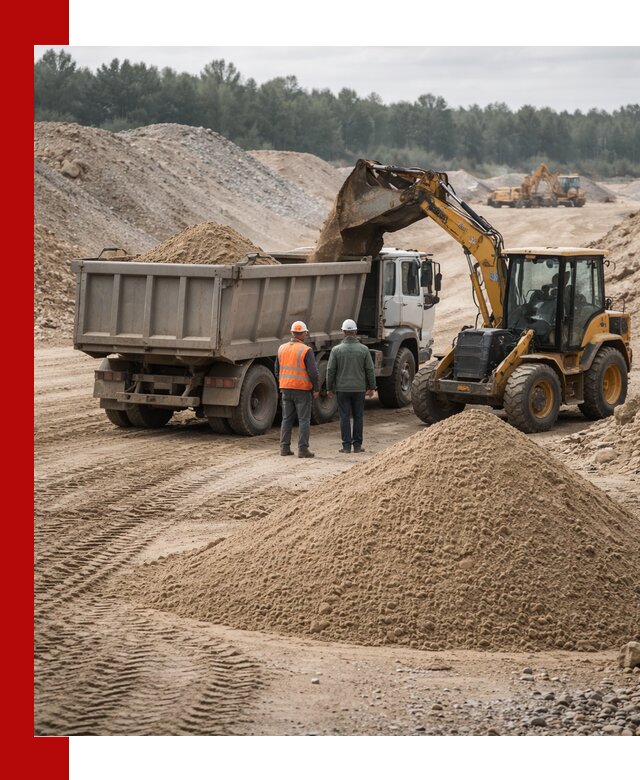 Карьерный среднезернистый песок с доставкой в Верхней Пышме
