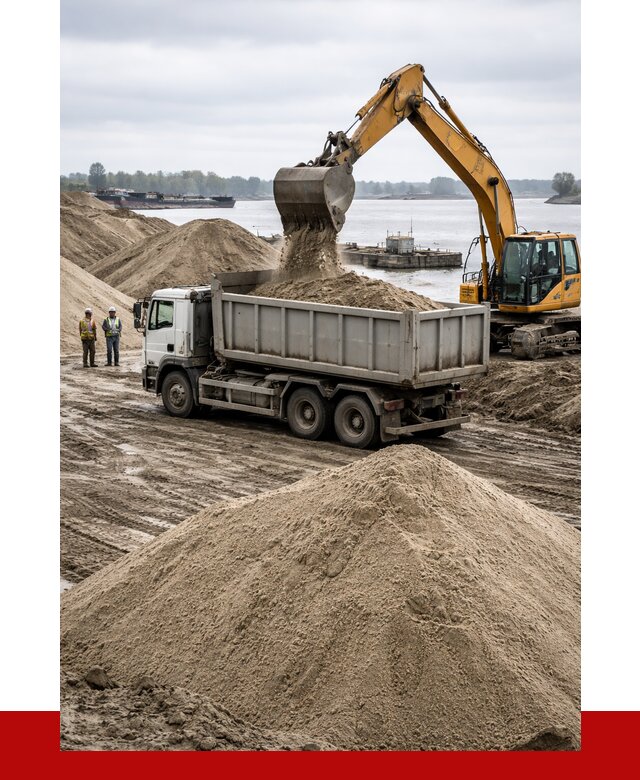 Купить речной песок навалом в Верхней Пышме от 1847 р., ПРОНЕРУДВрх