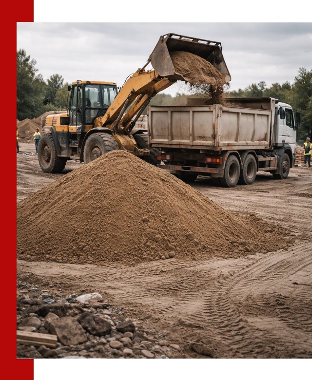 Доставка речного песка навалом в Верхней Пышме быстро и выгодно