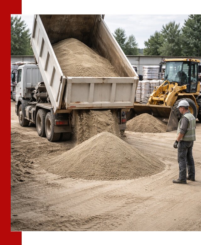 Поставка и доставка песка для бетона в Верхней Пышме