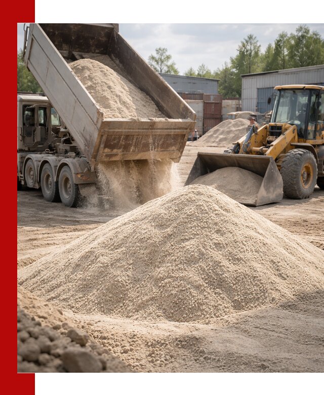 Кварцевый песок с доставкой в Верхней Пышме для строительных работ