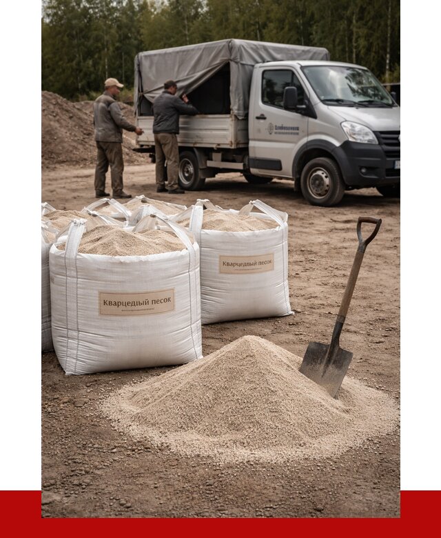 Кварцевый песок для пескоструя в Верхней Пышме от 4617 р. | ПРОНЕРУДВрх