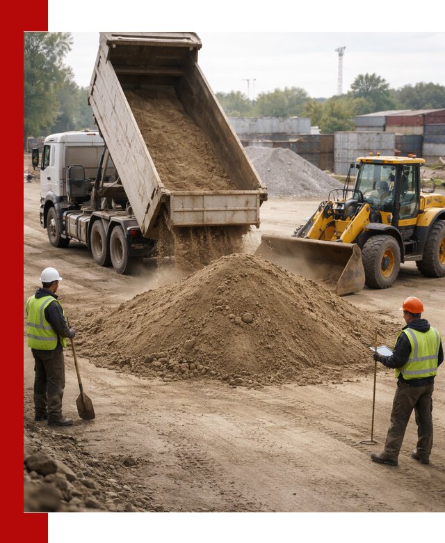 Доставка и продажа пескогрунта оптом и в розницу в Верхней Пышме