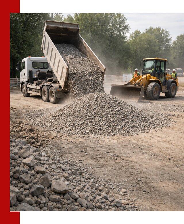Гравий фракция 5–20 доставка в Верхней Пышме оптом и в розницу