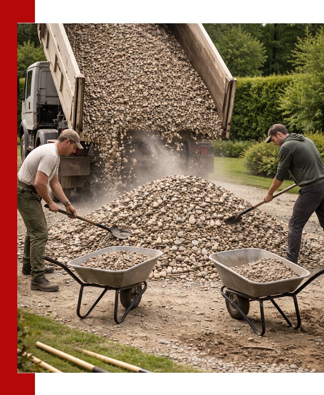 Доставка и продажа декоративной гальки в Верхней Пышме