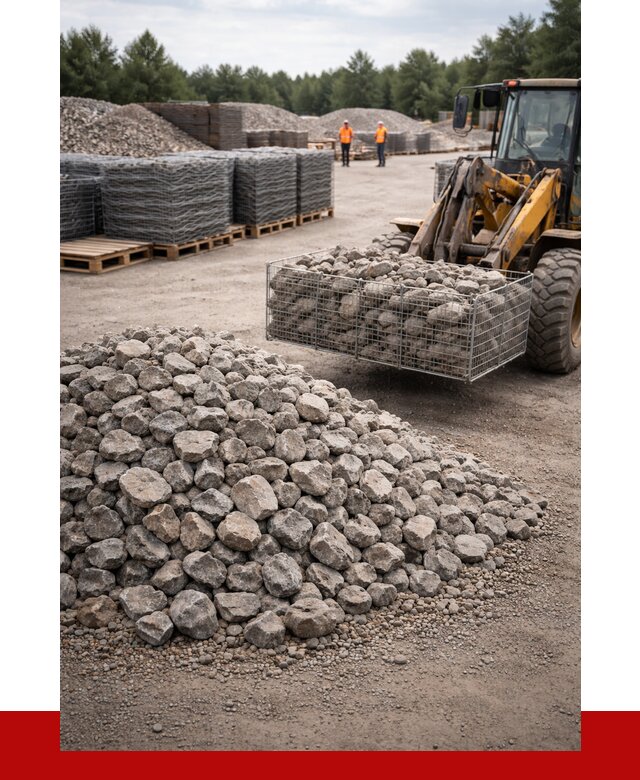 Камень для габионов фракция 70-150 в Верхней Пышме от 4309 р. | ПРОНЕРУДВрх