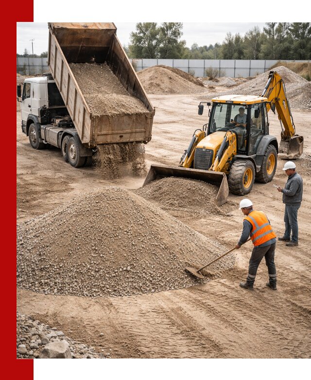 Поставка и доставка ПГС С4 в мешках и самосвалах в Верхней Пышме