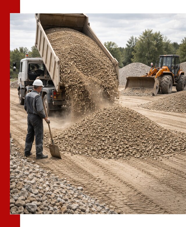 Доставка щпс С3 в Верхней Пышме самосвалами и бортовыми грузовиками