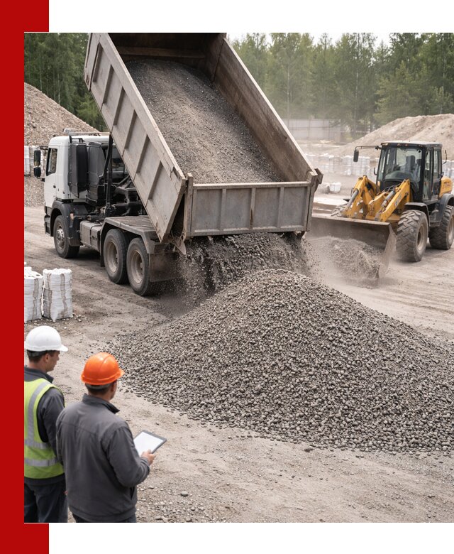 Доставка и продажа гранитного отсева 0-10 в Верхней Пышме