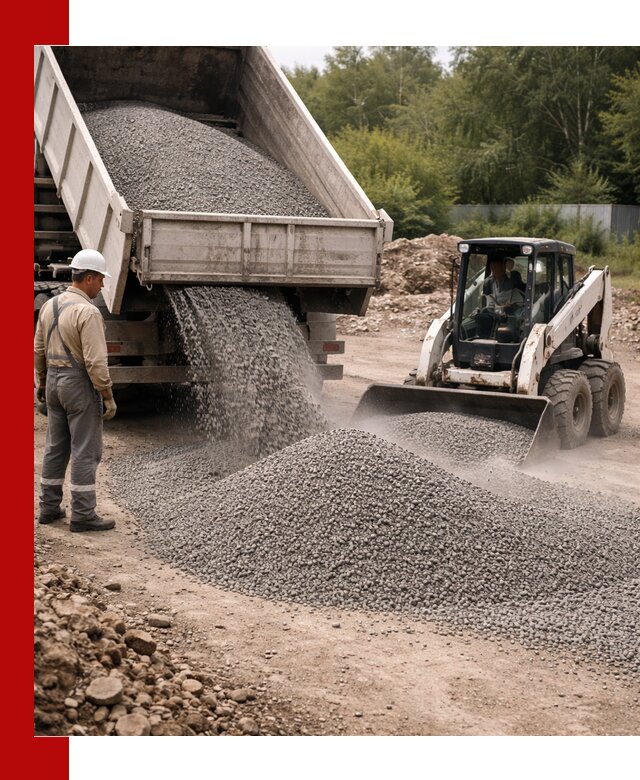 Доставка гравийного отсева 0-5 в Верхней Пышме оптом и в розницу