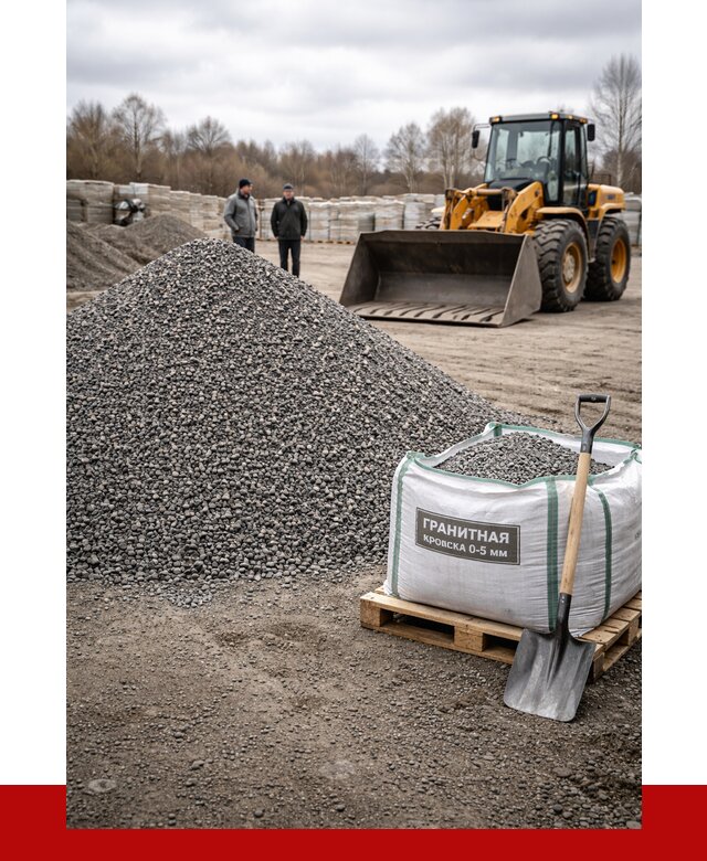 Купить гранитную крошку в Верхней Пышме от 4925 р. с доставкой | ПРОНЕРУДВрх