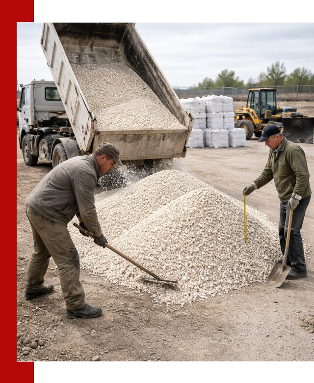 Мраморная крошка с доставкой и разгрузкой в Верхней Пышме