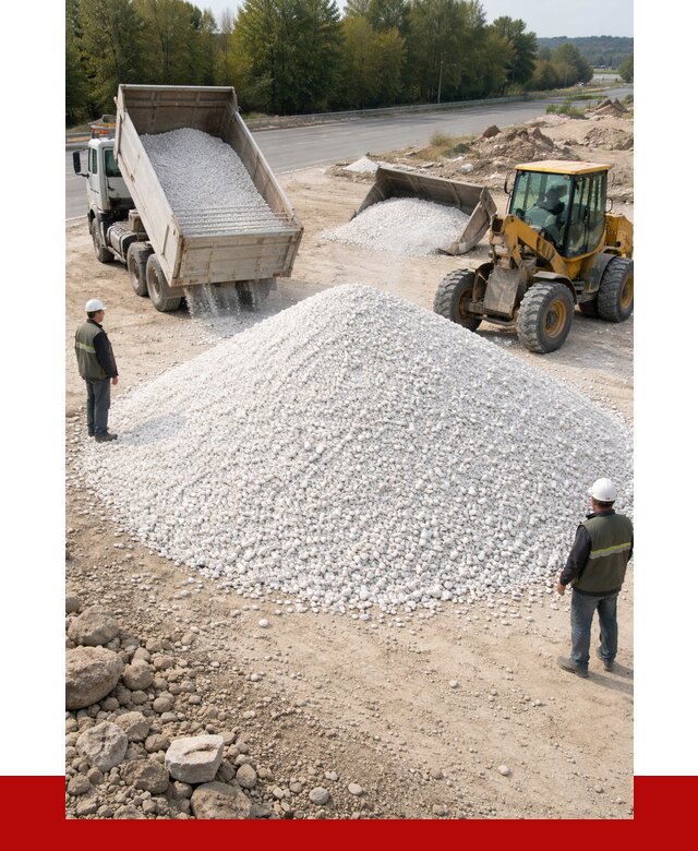 Белая мраморная крошка в Верхней Пышме от 4309 р. с доставкой | ПРОНЕРУДВрх