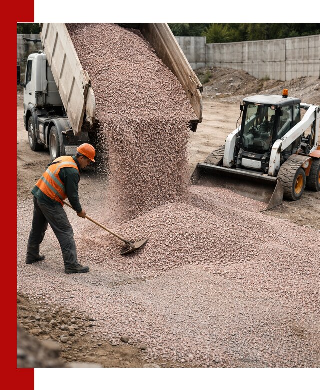 Крошка розовый гранит с доставкой в Верхней Пышме от производителя