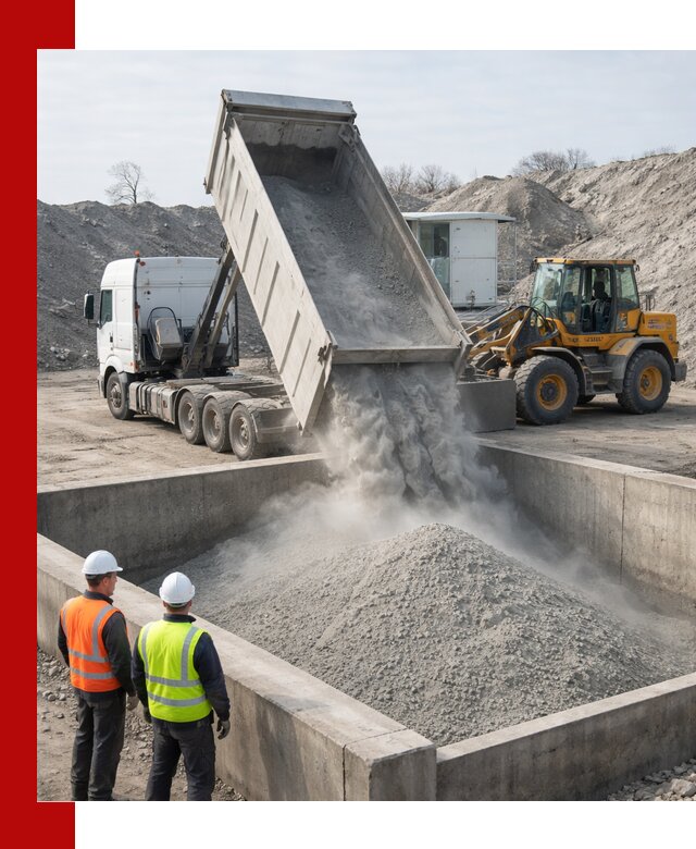 Доставка цемента навалом в Верхней Пышме крупными партиями