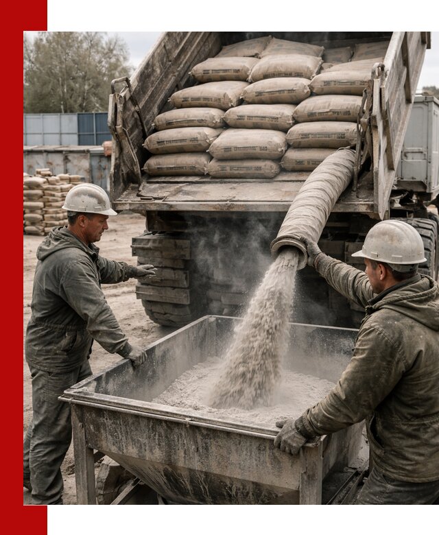 Доставка цемента М400 в Верхней Пышме оптом и в розницу