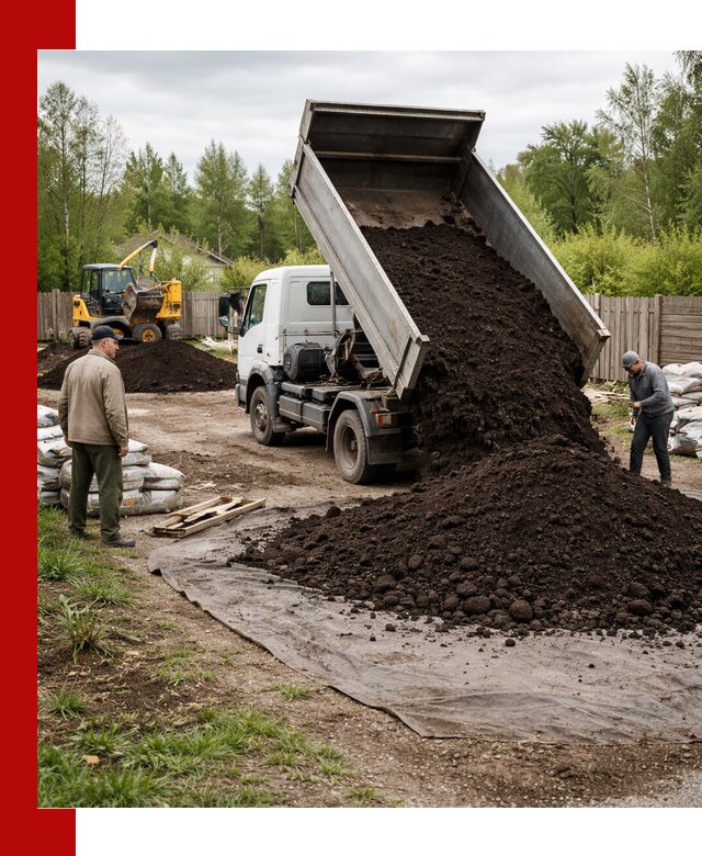 Доставка качественного почвогрунта в Верхней Пышме оптом и в розницу