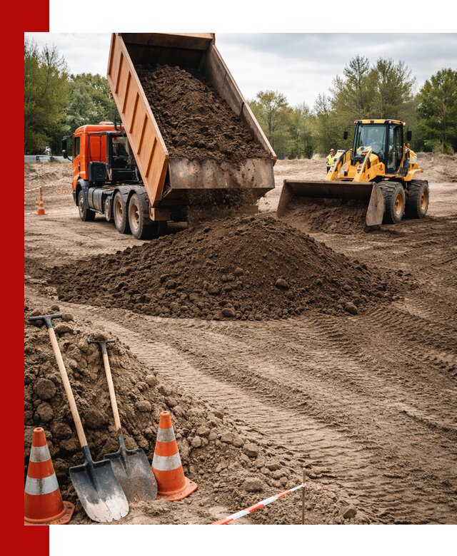 Поставка и доставка планировочного грунта в Верхней Пышме