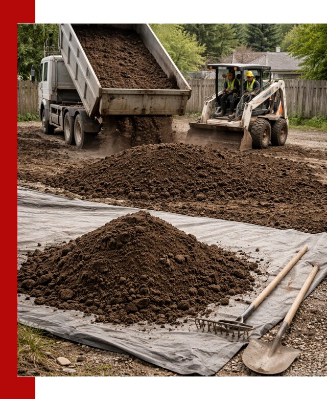 Грунт для отсыпки участка с доставкой в Верхней Пышме